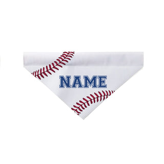 Classic Baseball Stitches Dog Bandana