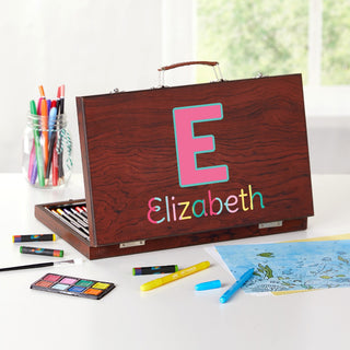 Pastel Initial and Name Art Kit