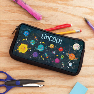 Happy Solar System Personalized Pencil Case