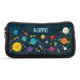 Happy Solar System Personalized Pencil Case