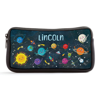 Happy Solar System Personalized Pencil Case