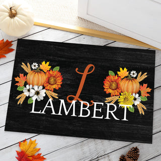 Fall Floral Doormat