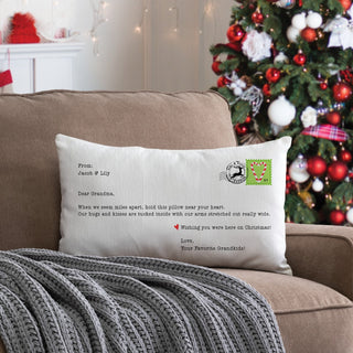 Hugs Holiday Pillow