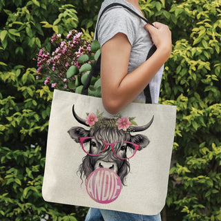 Cow tote bag