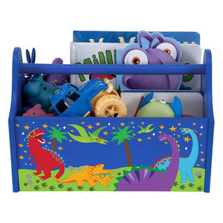 Dinosaur Friends Blue Toy Caddy