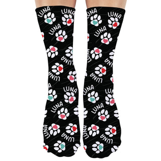 Dog Hair Don't Care Adult Crew Socks