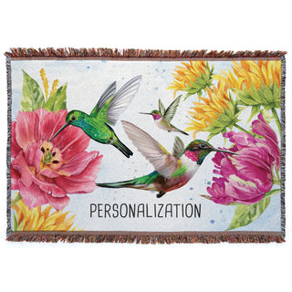 Hummingbirds Floral Garden Collection