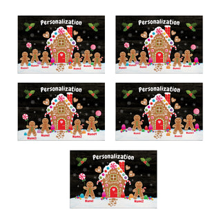 Gingerbread Family Thinner Doormat 18x27