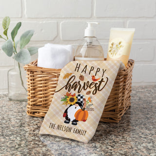 Happy Harvest Gnome Hand Towel