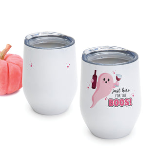 Here for the Boos Ghost Stemless White Wine Tumbler 12oz