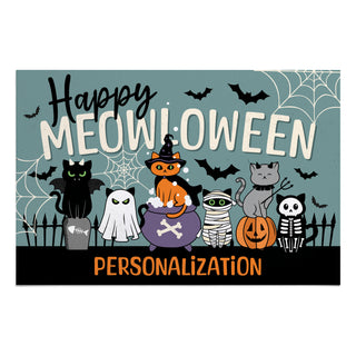 Happy Meowloween Thin Doormat