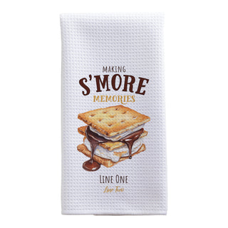 Making S'More Memories Waffle Tea Towel