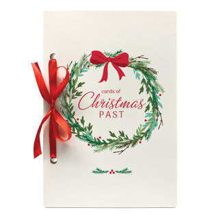 Pine & Berry Wreath Christmas Card Keeper 