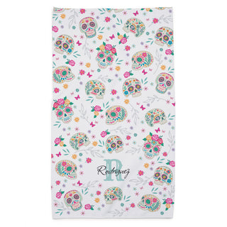 Sugar Skulls Bath Towel