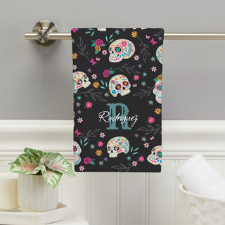 Sugar Skulls Hand Towel