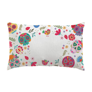 Sugar Skulls Lumbar Pillow