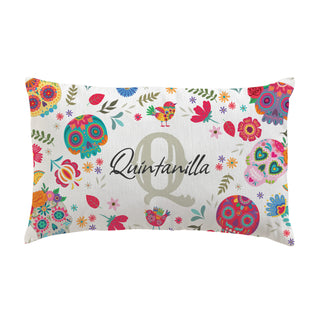 Sugar Skulls Lumbar Pillow