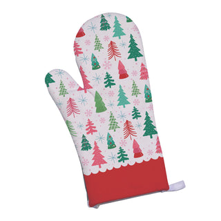 Whimsical Pine Forest Oven Mitt