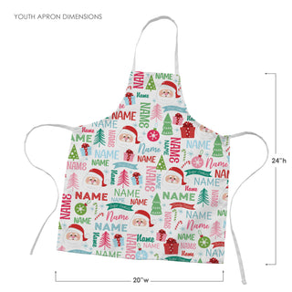 Jolly Santa Youth Apron