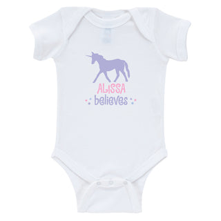 She Believes Personalized Infant Bodysuit