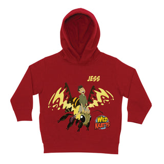 Wild Kratts Chris&#39;s Wasp Ride Red Toddler Hoodie