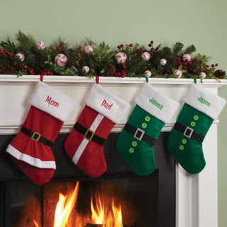 Personalized Mrs. Claus Coat Stocking