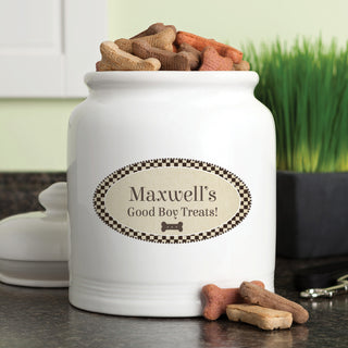 Good Boy! Personalized Treat Jar