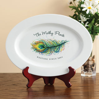 Family Flock Personalized Platter