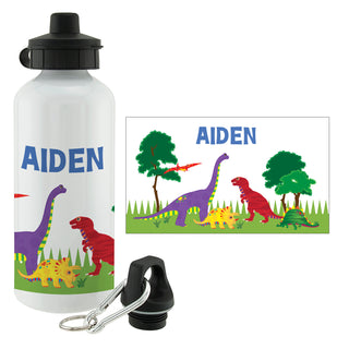 Dino Personalized Water Bottle