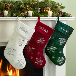 Red Velvet Personalized Stocking